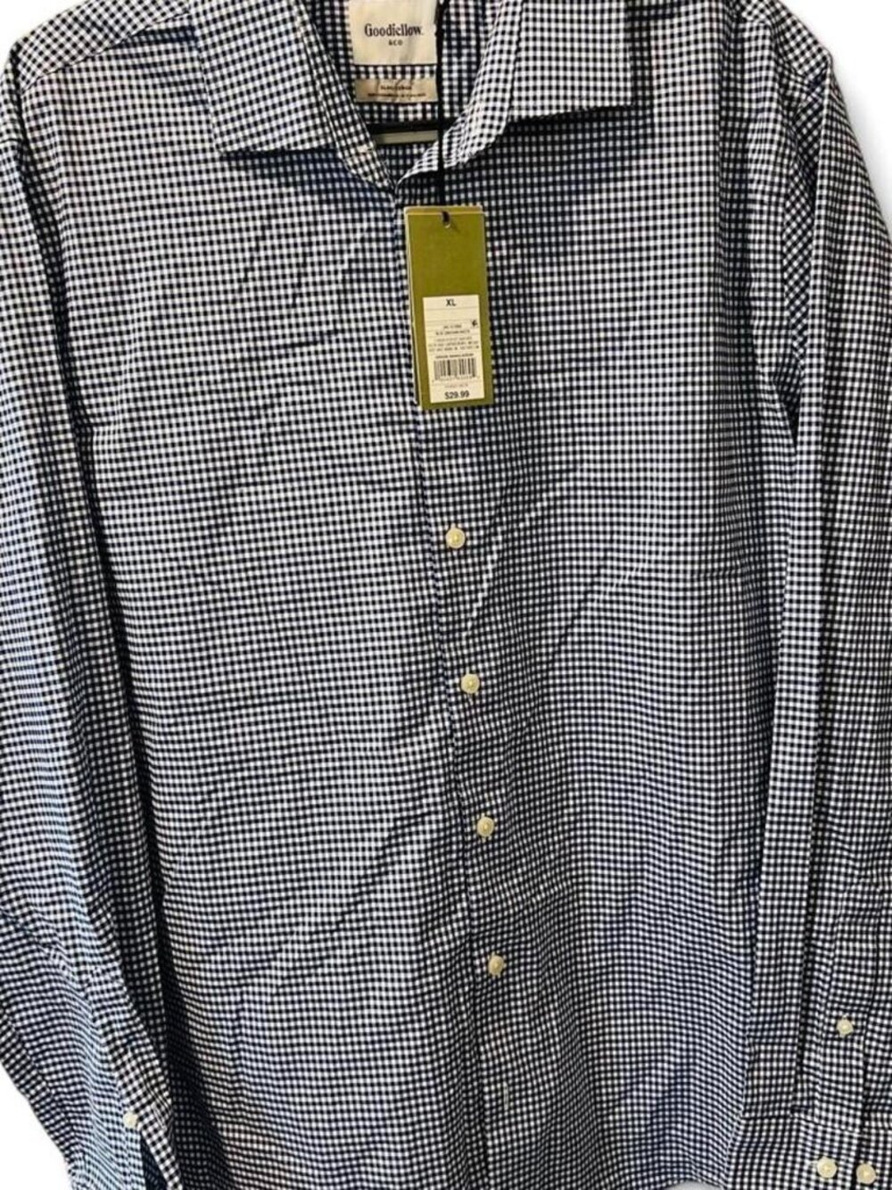 Goodfellow & Co. Men's Blue and Navy Shirt XL